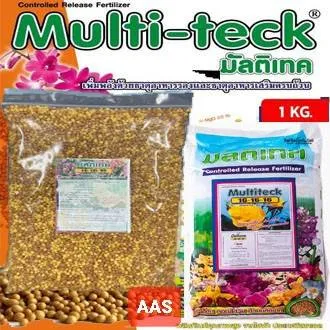 ปุ๋ยละลายช้า 16-16-16 มัลติเทค บำรุง 4 เดือน