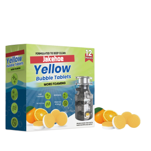 Jakehoe Household Multi-Functional Pipe Cleaning Tablets – Break Down Vegetable Residue Remove Odors Prevent Clogs and Maintain Drain Pipes Effervescent Tablets