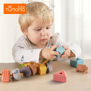 TUMAMA Soft Beaded Grab Ball Baby Toy Massage Sensing Hand Grip Molar Set 0-1 year old toys