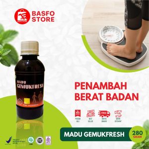 MADU GEMUKFRESH 280gr – Madu Penambah Berat Badan Alami Aman & Terdaftar BPOM