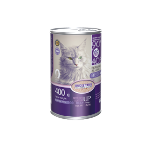 Makanan Dalam Tin Kucing 400g*1pc Makanan Kucing Basah 3 Perisa untuk Dipilih