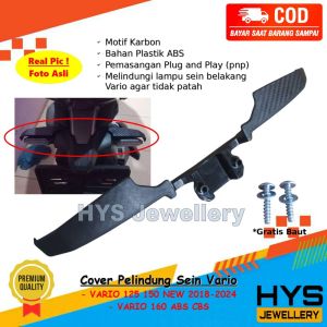 [COD] Pelindung Lampu Sein Vario 125 150 New 2018 - 2024 / Vario 160 ABS CBS Cover Anti Patah