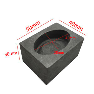 แม่พิมพ์กราไฟท์ รูปหัวใจ / หยวนเป่า / ไม้กางเขน สําหรับละลายโลหะ อลูมิเนียม