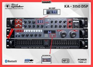 POWER AMPLIFIER BLACK SPIDER KA 3150 DSP AMPLI BLACKSPIDER KA 3150DSP KA3150DSP ORIGINAL
