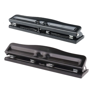 3/4 Hole Paper Puncher 10 Sheet Capacity Portable Hole Punch Adjustable Hole Puncher for School Home and Office