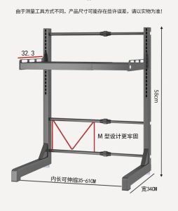 Ⓜ️ZEROIDEASⓂ️ Expandable Height Adjustable Microwave Oven Rack Oven Holder Oven Stand Microwave Shelf Microwave Rack Microwave Stand Microwave Holder Kitchen Shelf Kitchen Rack Countertop Rack Desktop Rack Toaster Rack Rice Cooker Rack Countertop Shelf