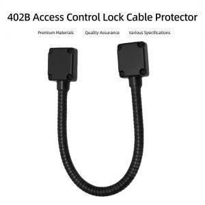 MINIFELE 262 Zinc Alloy Head Cable Protection Sleeve Exposed Mount 304 Stainless Steel Cable Protector Stainless Steel Metal Wire Pipe Access Control System Access Control