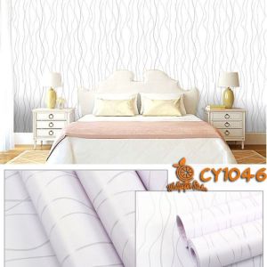 Wallpaper Stiker Dinding Ruang Tamu Gelombang Wave Klasik Elegan Minimalis Ukuran 8meter X 45cm