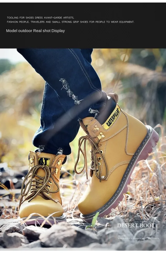 Hiking Caterpillar Boots Women's Fashion Ankle Boots Outfit