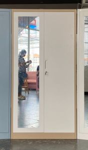 NEED | ตู้เสื้อผ้า ตู้เหล็กทั้งใบ มีราวแขวน แขวนเดรสได้ 👘 ( รุ่นไม่มีชิ้นชัก )  3 สีพร้อมส่ง ตู้เสื้อผ้ามินิมอล ตู้เสื้อผ้าสีขาว ส่งฟรี 🔥