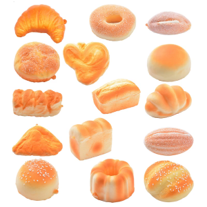 Rebound Bread Baking Photographic Props for Studio Sketching Teaching Aids Coffee Shop Real for Touch Feeling Squeezable