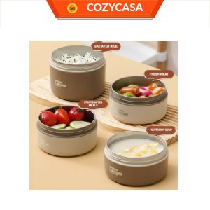 【COZYCASA】Stainless Steel Lunch Box 420/550ml Thermal & Microwave Meal Container