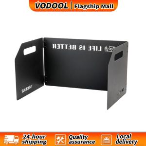 【Fast delivery】 Foldable Aluminum Windscreen for Camping & Hiking Stoves Windproof and Compact Outdoor Cooking Accessory