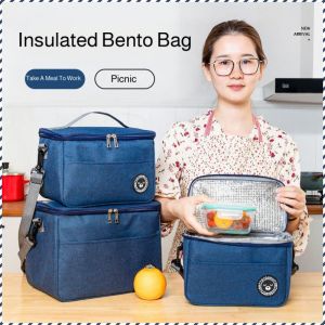 Bento Lunch Box Fashionable Personality Keep Warm and Cold Durability Detachable Stain Resistant