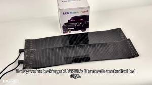 LED Eyes for Car Windshield - Devil Eyes Light Strips with Dynamic Patterns APP/Remote Control IP68 Waterproof USB-Powered for Cars/Trucks/RVs/Motorcycles