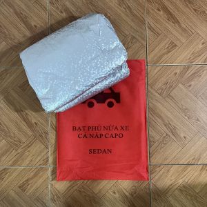 Bạt Phủ Nửa Xe Ô Tô Bạt Che Nóc Xe Hơi Tráng Bạc Cao Cấp Chống Nắng Mưa
