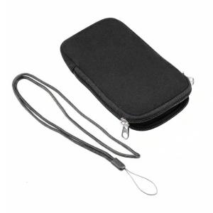 Ergonomic Phone Storage Bag Lightweight With Detachable Neck Strap Reinforced Dust Guard Flexible Fabric For Commuting