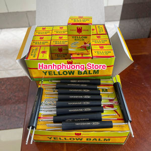 COMBO 1 CÂY SAO CHỔI 3 CHẤU DIỆN CHẨN + 1 DẦU CÙ LÀ VÀNG 20gr YELLOW BALM