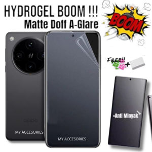 B00M Hydrogel Matte Anti Glare OPPO FIND X8 X8Pro X7 Ultra X5 X5Pro X3 Pro X2 Neo X F7 F5 YOUTH F9 F11 PRO F1 F1+ F3 Plus + Tempered Hidrogel JELLY Screen Protector Back Pelindung Gores Layar Jamur For Depan Bodi Belakang Full Cover Murah New Pro 4G 5G