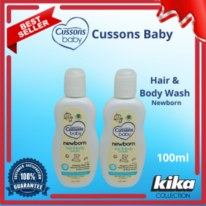 Cussons Baby Newborn Hair & Body Wash - Sabun Bayi 2in1 (-Botol Tersegel)