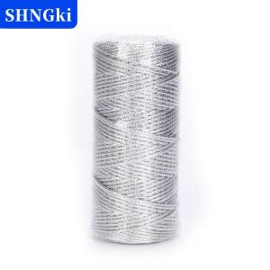 [COD] 🔥🔥🔥SHNGki 100 m cuộn dây màu vàng bạc dây bện kim loại dây chống trượt Túi Quà Tặng