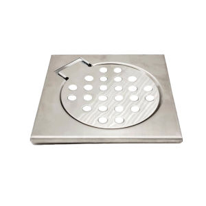 CP-100 10CMX10CM Stainless Steel Floor Grating Floor Trap Cover Drain Floor Strainer Water Drainer