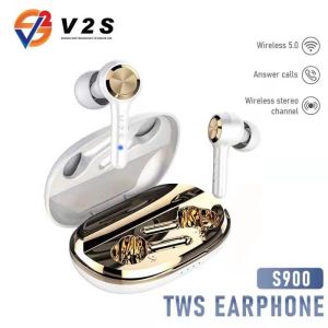 V2S S900 Earphones Wireless Bluetooth Earphone Stereo LED Light High Quality Sound Headset