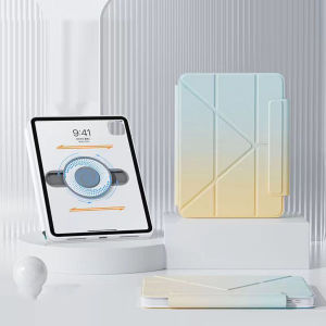 [ถอดปก+หมุนได้+ของแถม❗]เคสสำหรับไอแพด แม่เหล็ก for ไอแพด Gen9 Gen8 gen7 Gen10 /Gen11 A16 Air5 Air4 Air6 11นิ้ว (M2/M3)Pro11 Pro12.9 Pro13 หมุนได้360องศา ปกตัวY เคสไอแพด