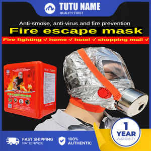 Safety Emergency Fire Escape Mask Smoke Respirator Mask Gas Mask Household Mask Hotel Smoke Mask