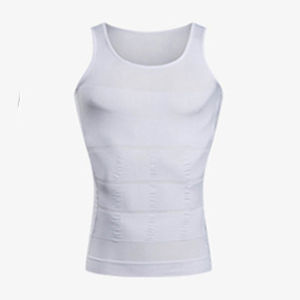 Mens Fat Burning Exercise Vest Shaping Tummy Tightening Corset Underwear Sports Undershirt