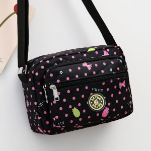 Tas Selempang Wanita Motif Polkadot Tas Bahu Wanita Fashion Korean Style Terbaru -YS76