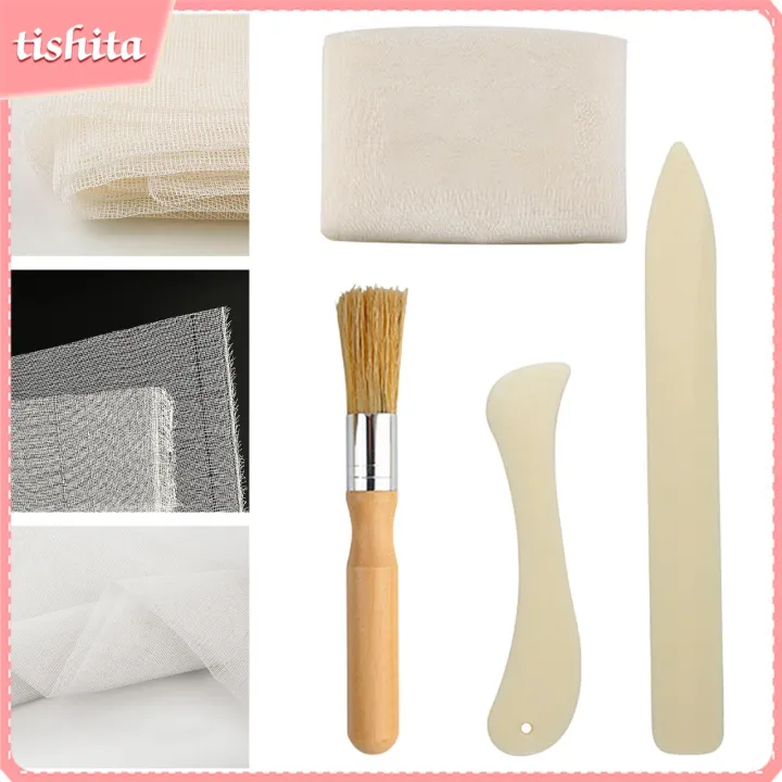 Tishita cuốn sách ràng buộc vải Kit thư mục công cụ phụ kiện sửa chữa ...