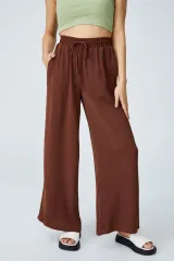 Cotton:On Carter wide leg pants in black