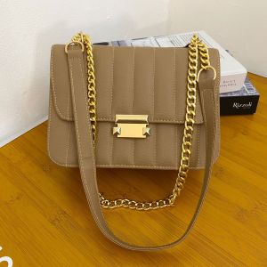 Tas Selempang Wanita Sling Bag Rantai Polos Kulit Sintetis