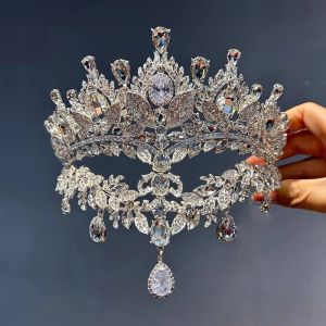 CC Tiaras and Crowns for Women Wedding Accessories Headdress Engagement Hair Ornaments Bridal Hairbands Luxury Jewelry AN452