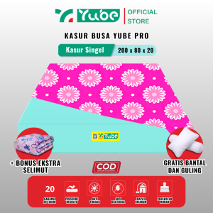 Yube  Pro Mattress - Kasur Springbed Full Foam - Free Banatal Guling - Tebal 20 cm Garansi 20 Tahun