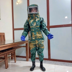 Quần áo ong rừng vải bạt Tàu kèm gang tay và ủng thoáng mát độ bền cao