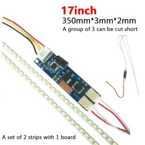 350mm LED Backlight Strip kit LED constant current step-up board 12-30V wide voltage input for 17 inch LCD screen