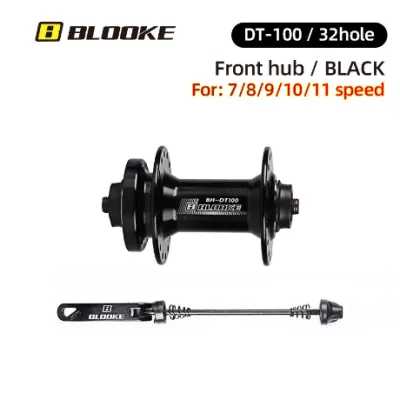 BLOOKE Hub 32/36 Holes MTB Bicycle Sealed Bearing Aluminum Alloy Freehub Disc Hubs Front/Rear Hubs 1