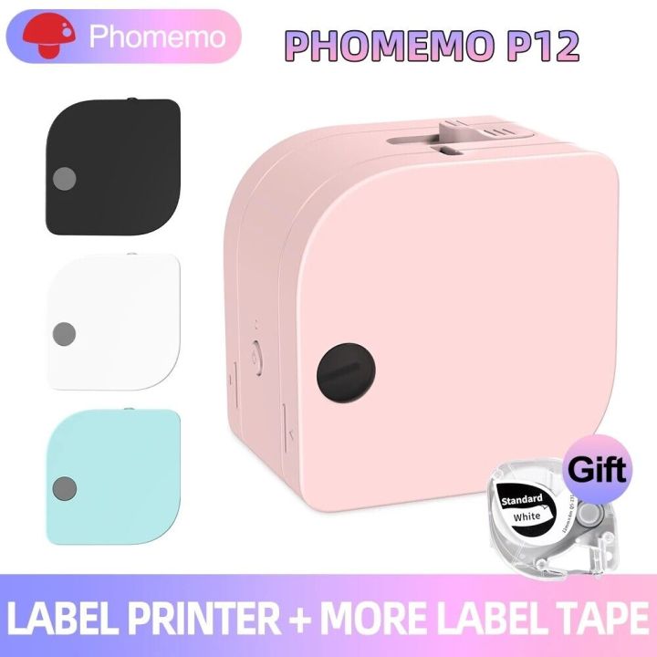 Phomemo Label Makers, P12 Label Maker Machine with Tape, Sticker