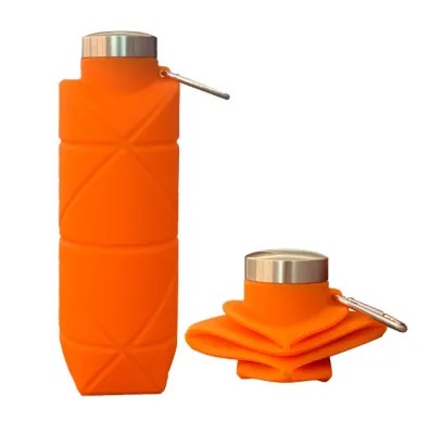 Silicone Folding Water Bottle Collapsible Bottle Telescopic Cup Portable Travel Water Bottle 700ML