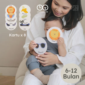 Learning Time Cards With Things Movement Series - Kartu Stimulasi Sensorik Bayi 6-12 Bulan