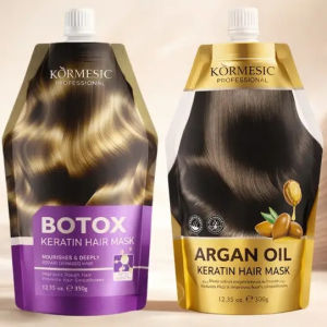 KORMESIC Keratin Argan Oil Hair Mask 350g Deep Repair Treatment for Dry Damaged Hair Mask Frizz