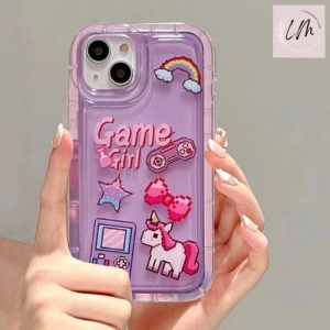 LM CASE GAME GIRL LILAC CUTE for XIAOMI REDMI NOTE 13 A1 12C 12PRO+ POCO M3 4G 5G