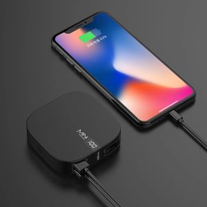 Zeallion 10000mAh sạc sạc nhanh 2.1 một mini điện thoại di động sạc dự phòng Ốp tích hợp pin dự phòng gói cổng kép wth Màn hình LED PowerPack