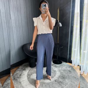 Celana Pensil Centi / Kulot Pensil / Hyget Premium / Kulot Pensil Plisket