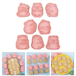 8pcs Capybara Cookie Cutters Molds for Baking Enthusiasts Birthday Bakewares Biscuits Mould Professional Pastry Tool