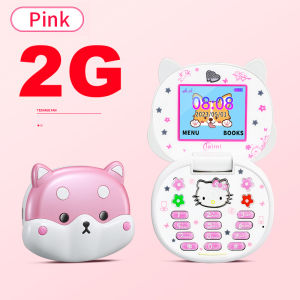 H55 Cute Mini Corgi Flip Cell Phone