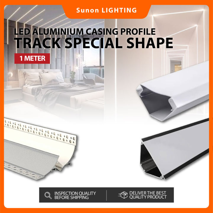 Aluminium Profile Special Shape 1 Meter Ceiling Conner Light Aluminum ...