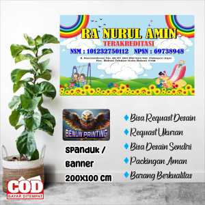 Spanduk Banner Ra 200X100 Cm Request Desain